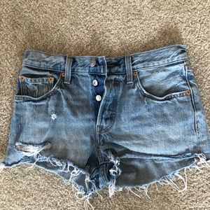 Denim shorts